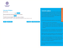 Tablet Screenshot of literaireprijzen.nl